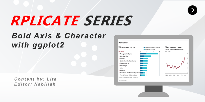 Featured image of post Rplicate Series: Bold Axis & Character with ggplot2